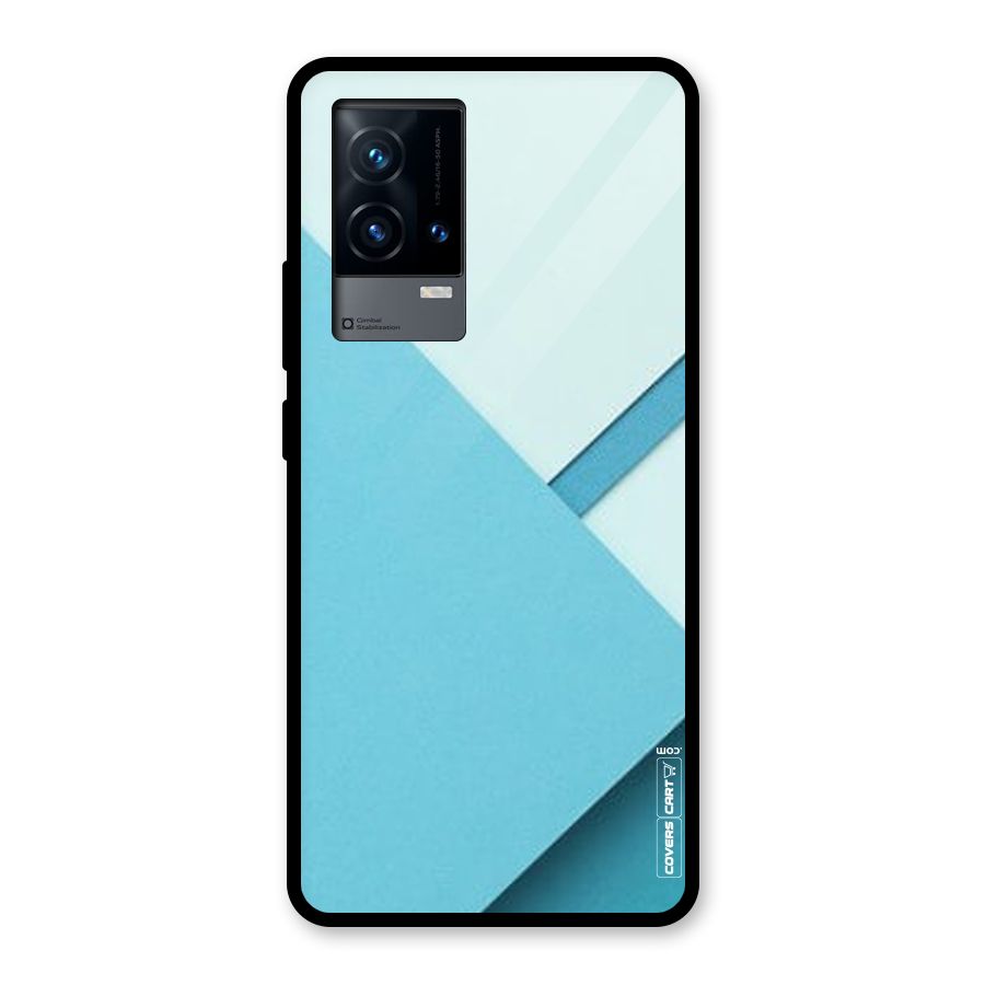 Material Design Glass Back Case for iQOO 9 5G