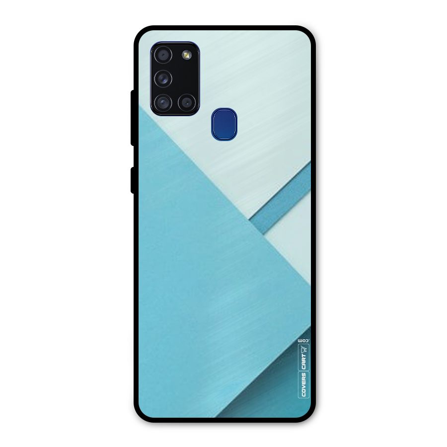 Material Design Metal Back Case for Galaxy A21s