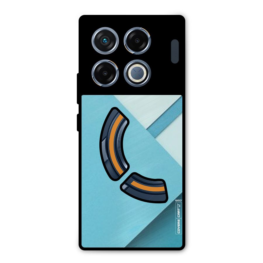 Material Design Metal Back Case for Infinix GT 20 Pro