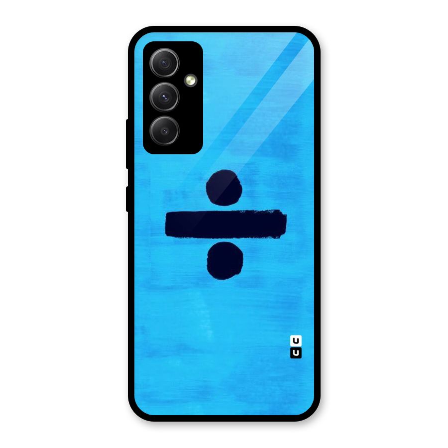 Math And Blue Glass Back Case for Galaxy A34