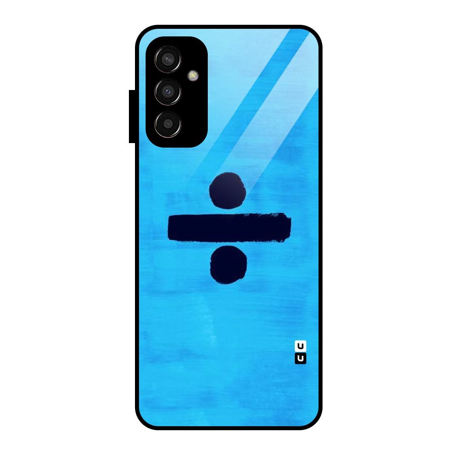 Math And Blue Glass Back Case for Galaxy F13
