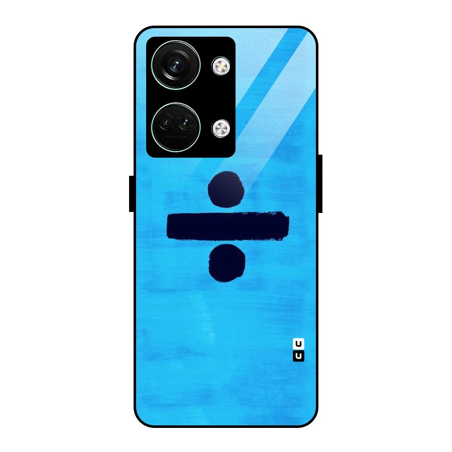 Math And Blue Glass Back Case for Oneplus Nord 3