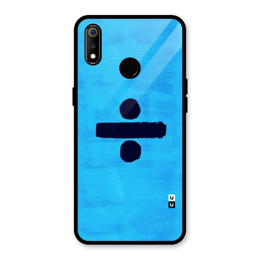 Math And Blue Glass Back Case for Realme 3i