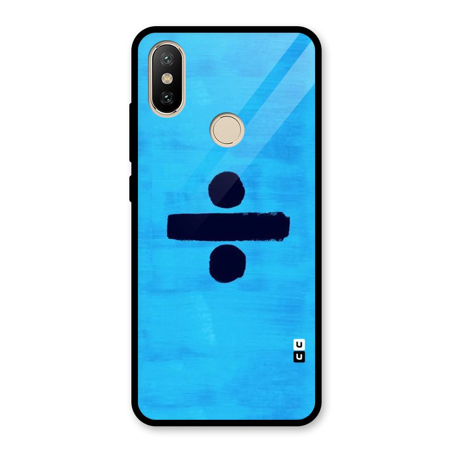Math And Blue Glass Back Case for Redmi A2