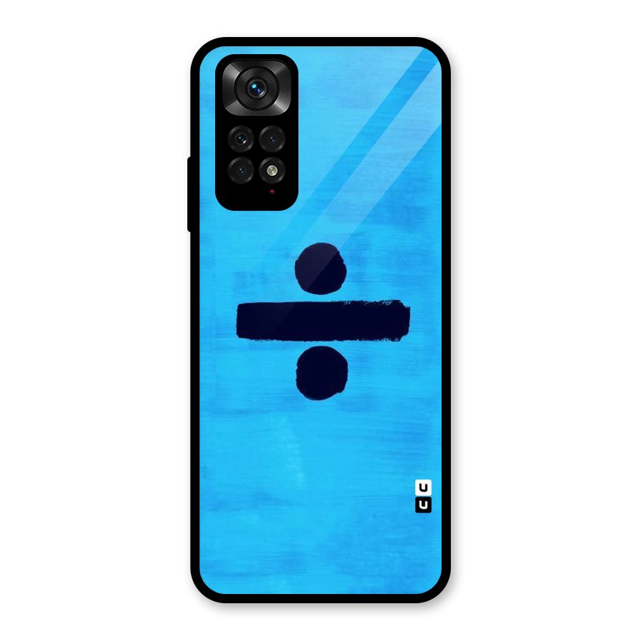 Math And Blue Glass Back Case for Redmi Note 11S