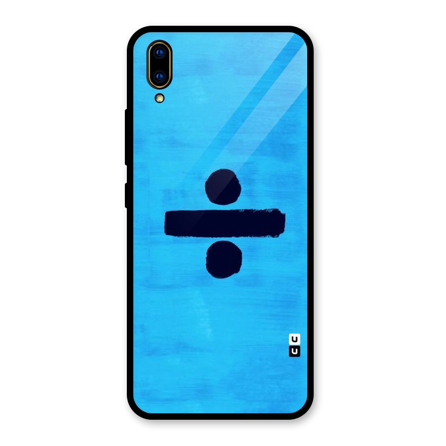 Math And Blue Glass Back Case for Vivo V11 Pro