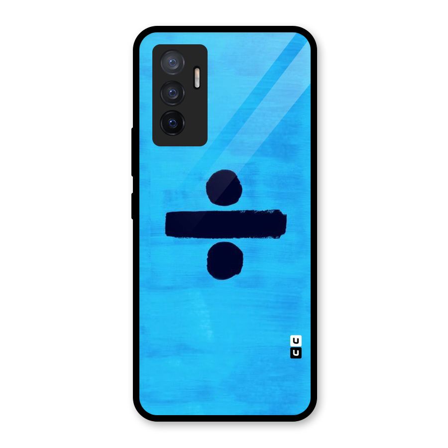 Math And Blue Glass Back Case for Vivo V23e