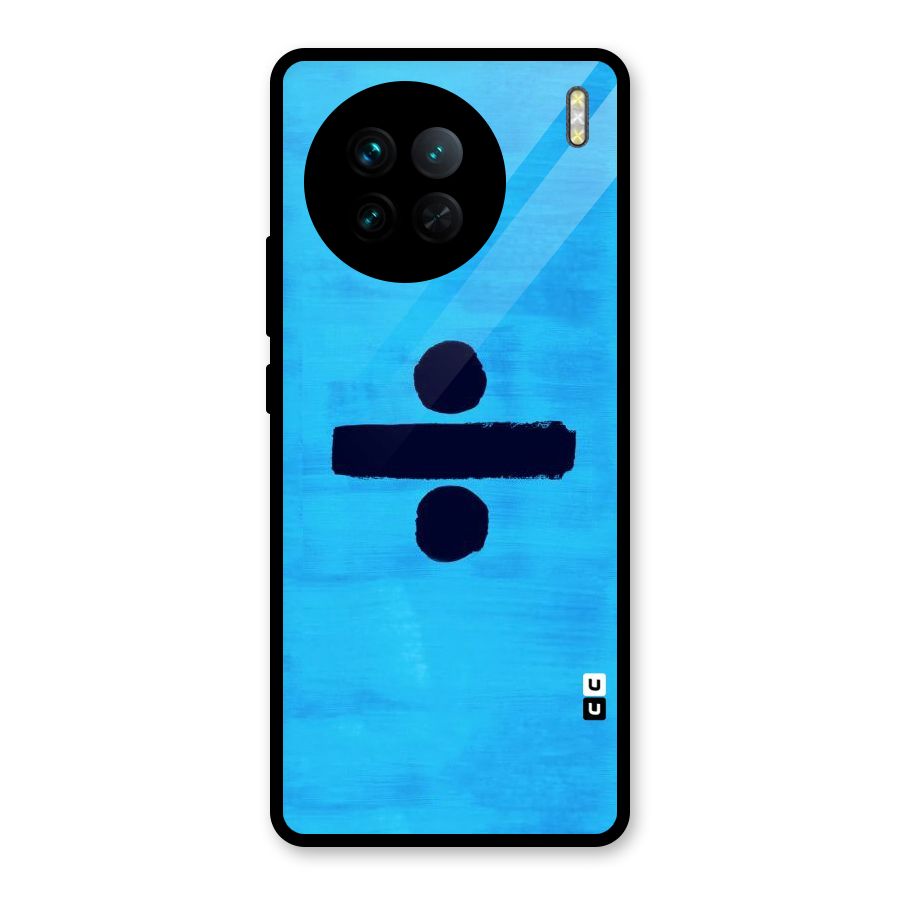 Math And Blue Glass Back Case for Vivo X90
