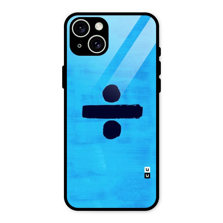 Math And Blue Glass Back Case for iPhone 15 Plus