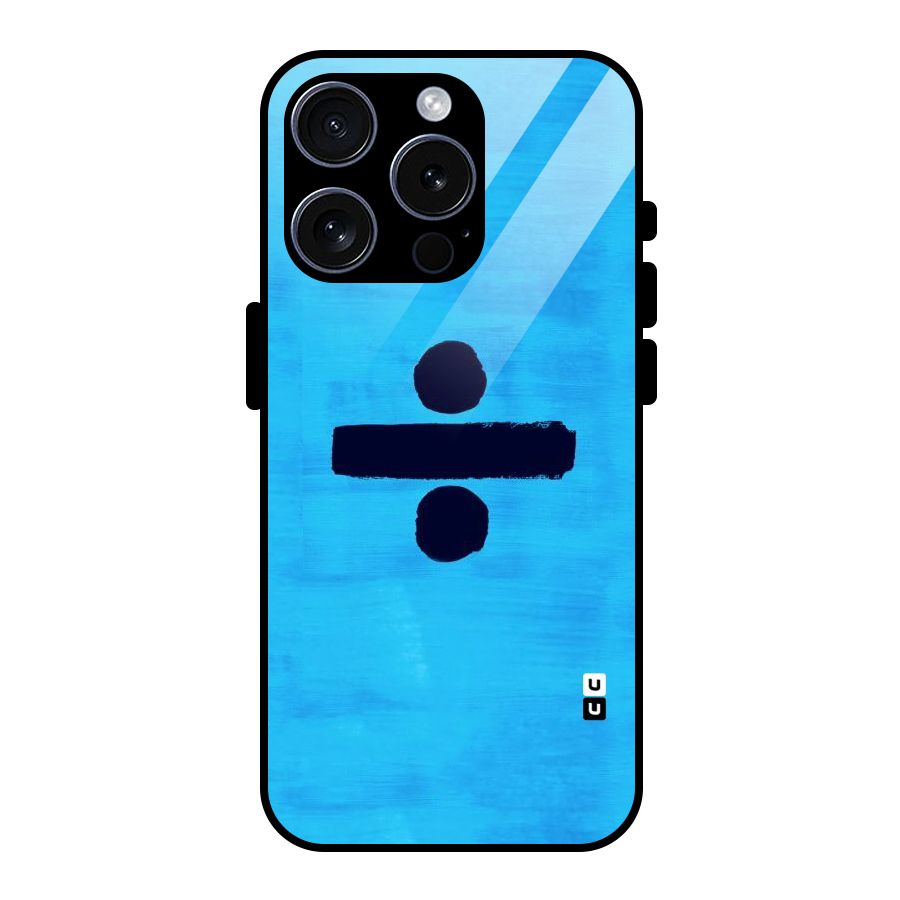 Math And Blue Glass Back Case for iPhone 15 Pro