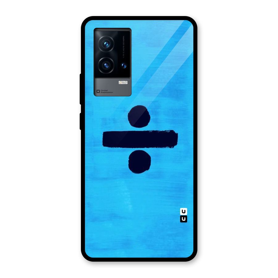 Math And Blue Glass Back Case for iQOO 9 5G