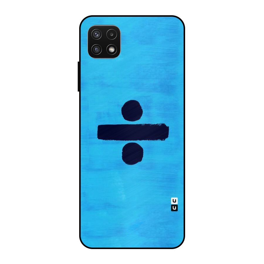 Math And Blue Metal Back Case for Galaxy A22 5G