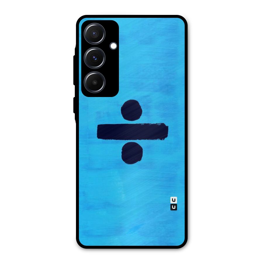 Math And Blue Metal Back Case for Galaxy A55