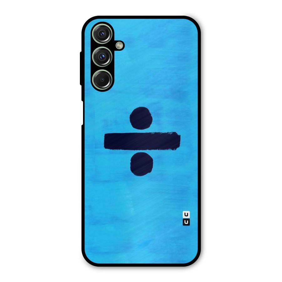 Math And Blue Metal Back Case for Galaxy F34