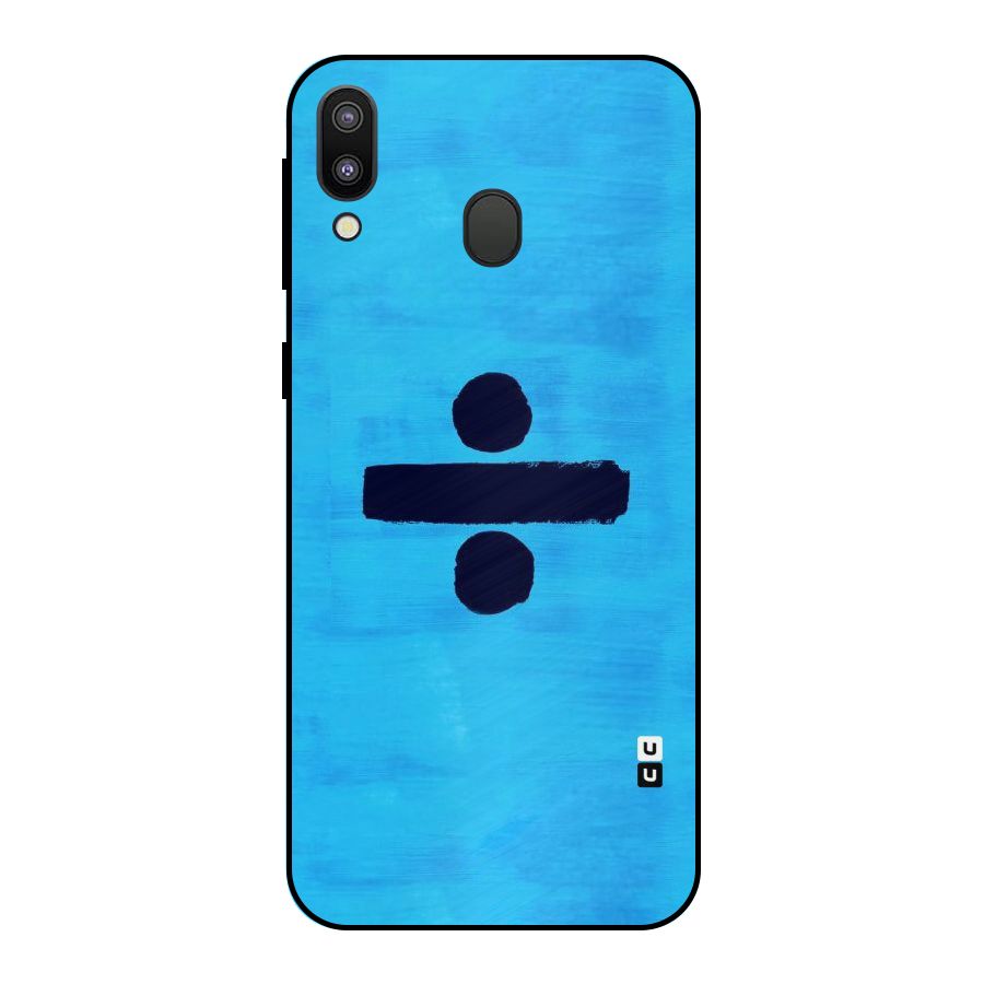 Math And Blue Metal Back Case for Galaxy M20
