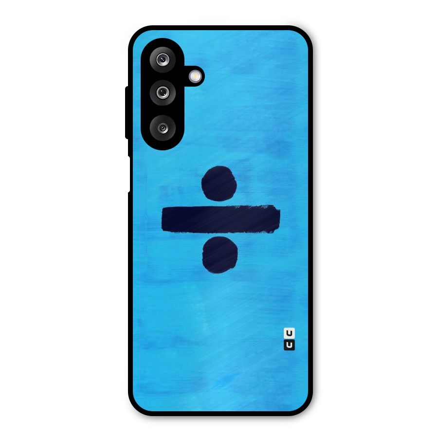 Math And Blue Metal Back Case for Galaxy M36