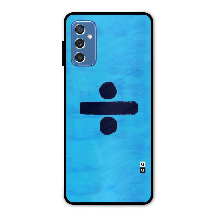 Math And Blue Metal Back Case for Galaxy M52 5G