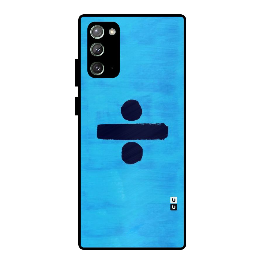 Math And Blue Metal Back Case for Galaxy Note 20