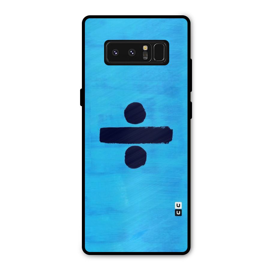 Math And Blue Metal Back Case for Galaxy Note 8