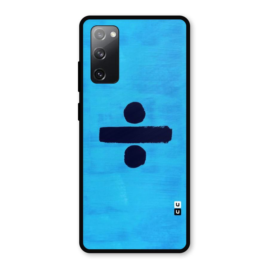 Math And Blue Metal Back Case for Galaxy S20 FE 5G