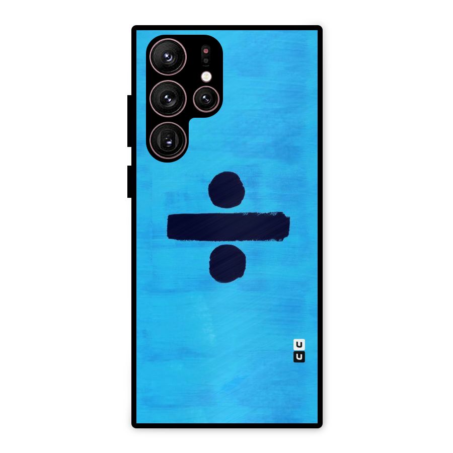 Math And Blue Metal Back Case for Galaxy S22 Ultra 5G