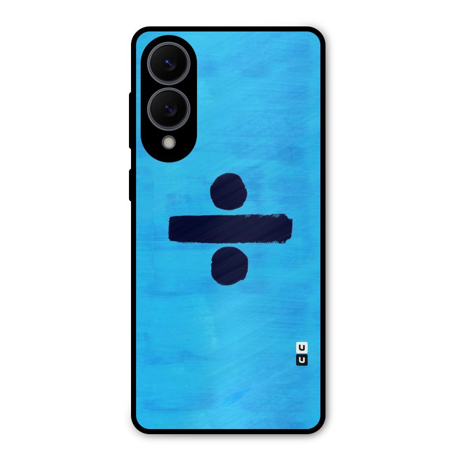 Math And Blue Metal Back Case for Galaxy S25 Edge