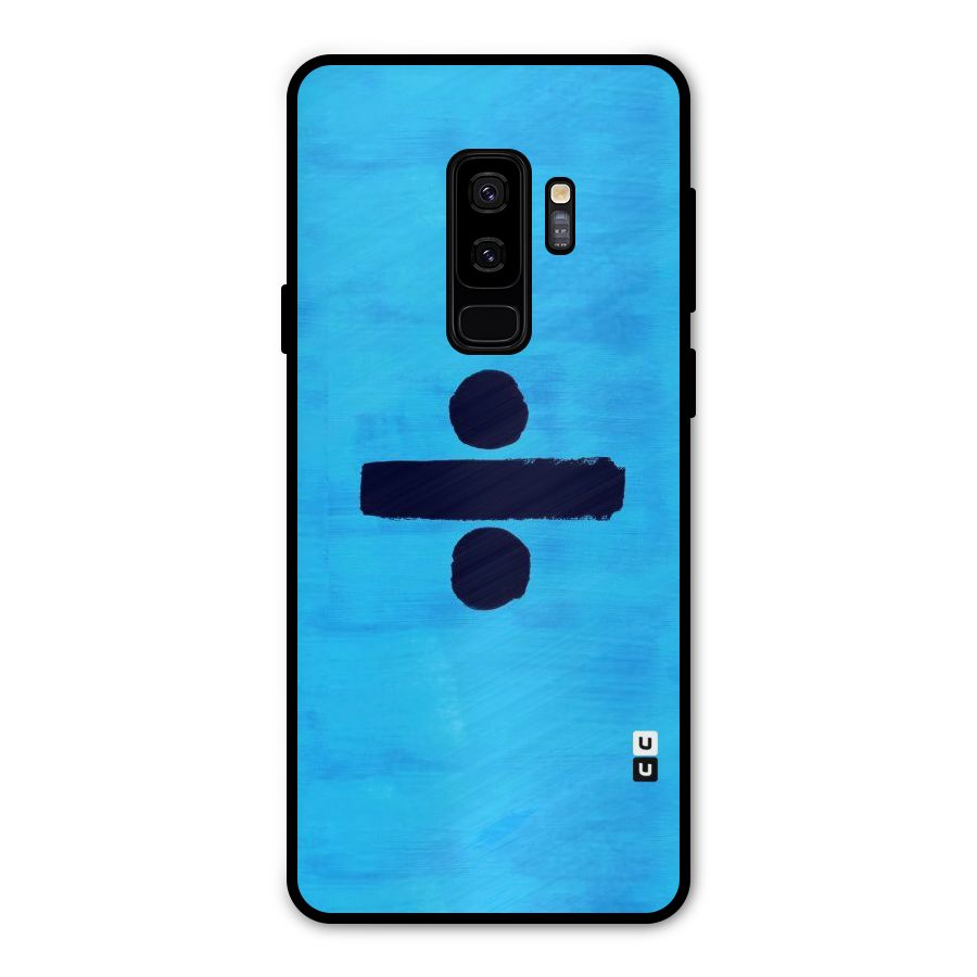 Math And Blue Metal Back Case for Galaxy S9 Plus