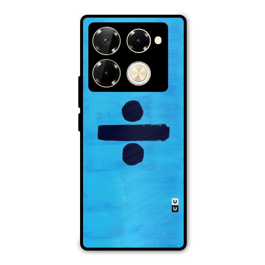 Math And Blue Metal Back Case for Infinix Note 40 Pro Plus