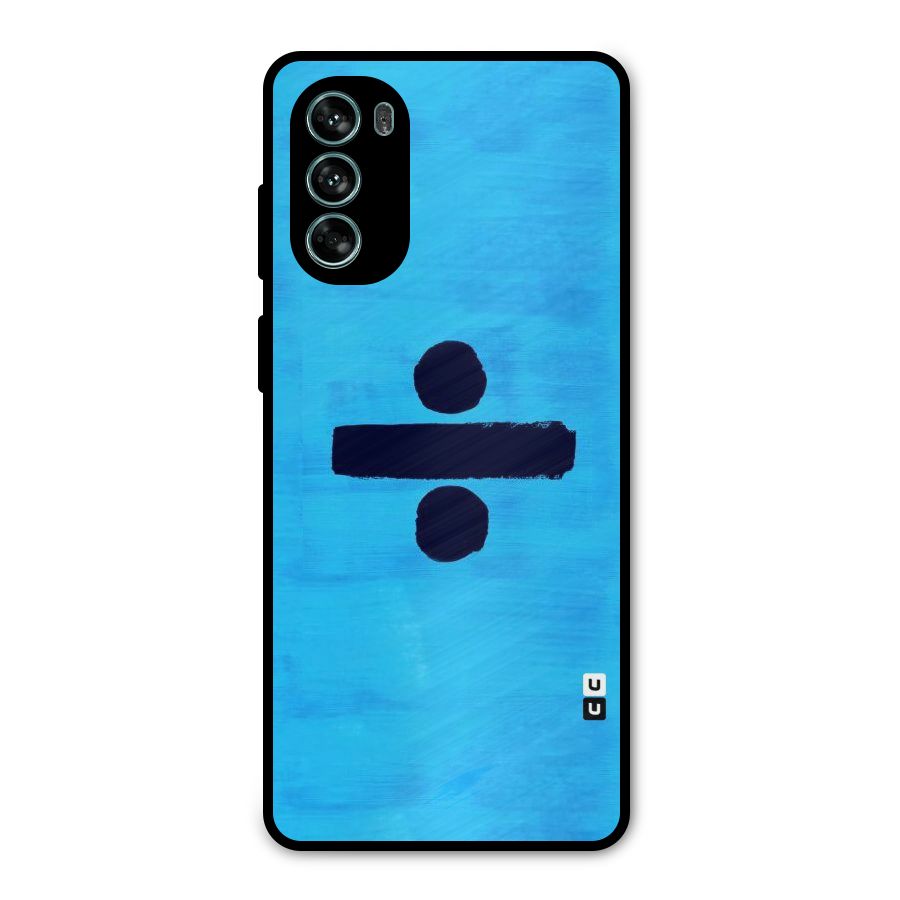 Math And Blue Metal Back Case for Moto G62