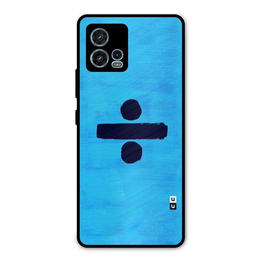Math And Blue Metal Back Case for Moto G72