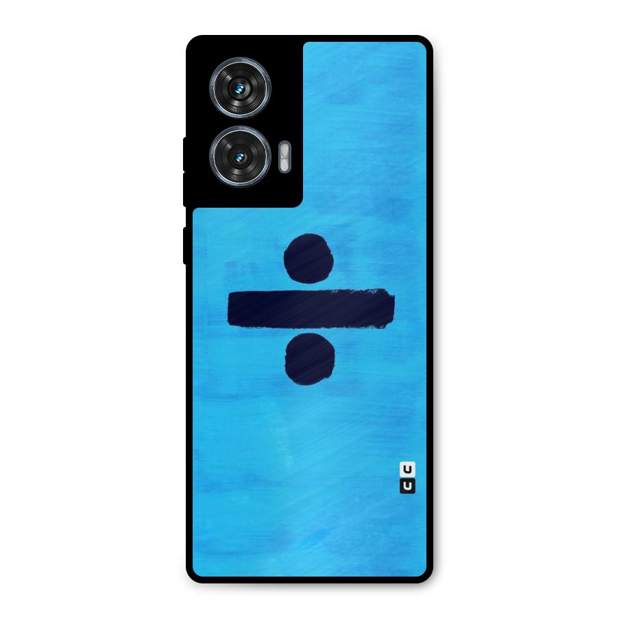 Math And Blue Metal Back Case for Motorola Edge 50 Fusion