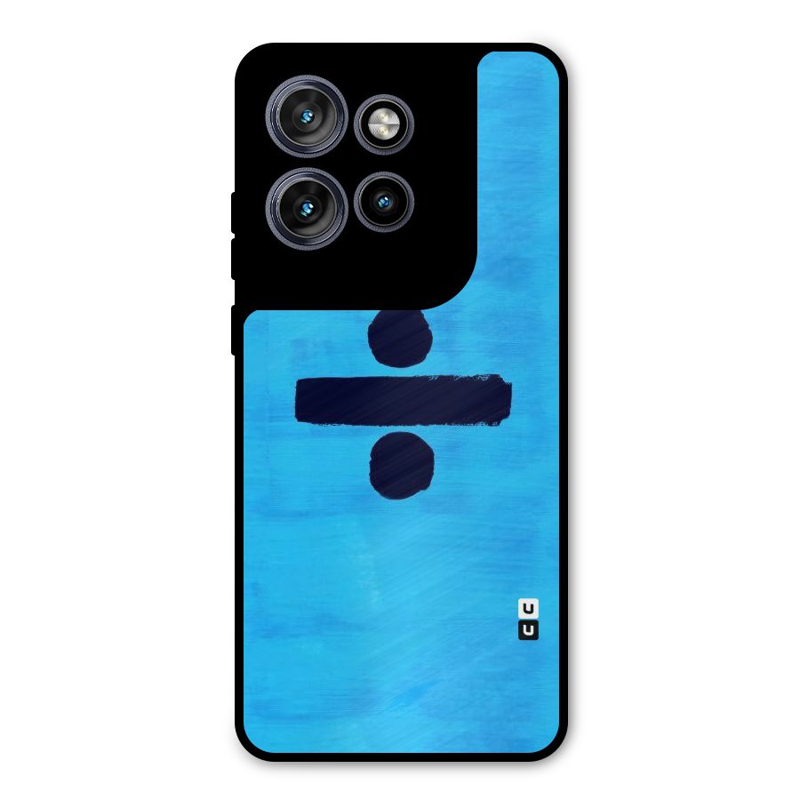 Math And Blue Metal Back Case for Motorola Edge 50 Neo