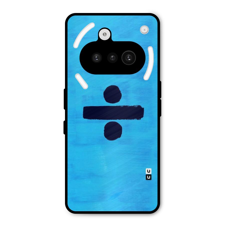 Math And Blue Metal Back Case for Nothing Phone 3a