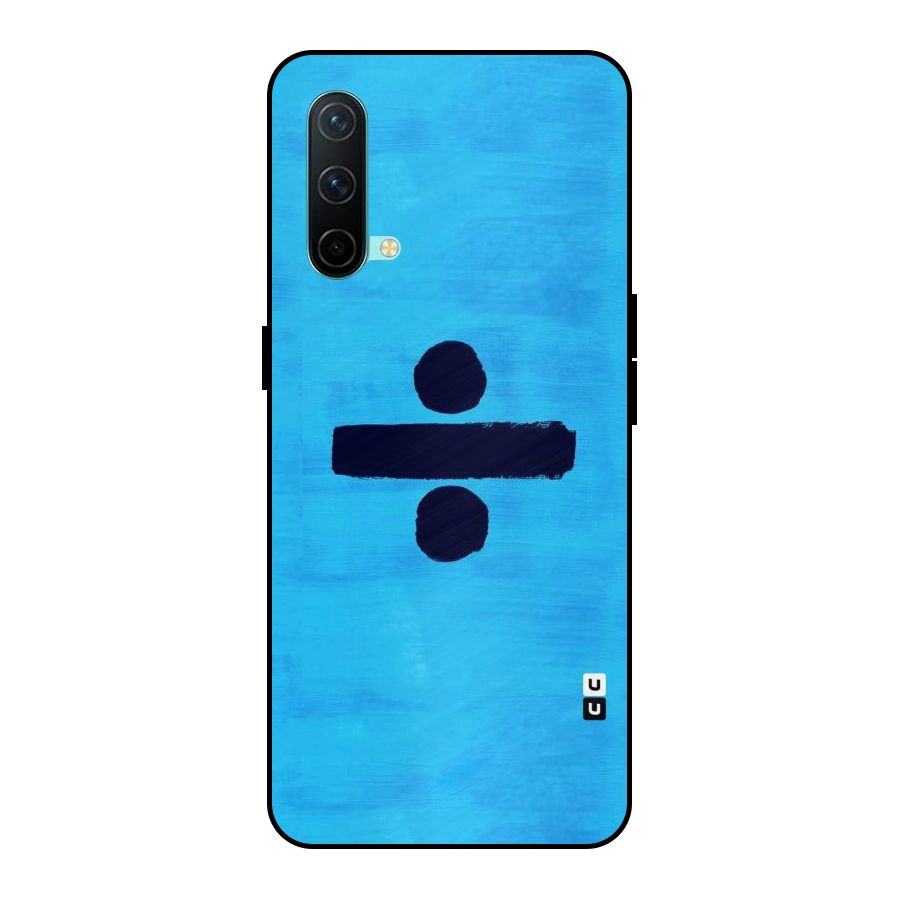 Math And Blue Metal Back Case for OnePlus Nord CE 5G