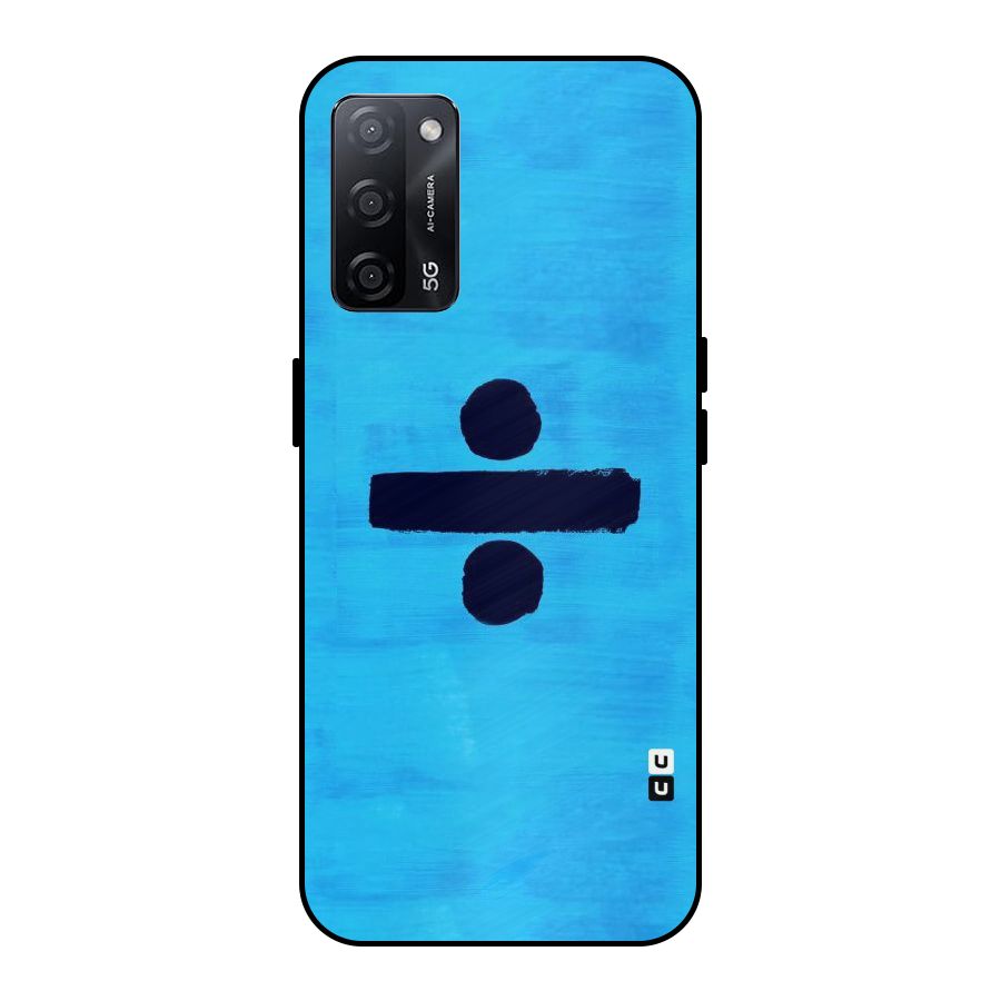 Math And Blue Metal Back Case for Oppo A53s 5G