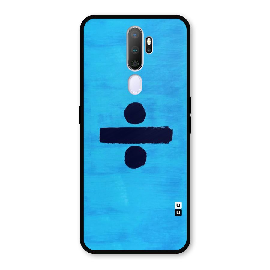 Math And Blue Metal Back Case for Oppo A9 (2020)