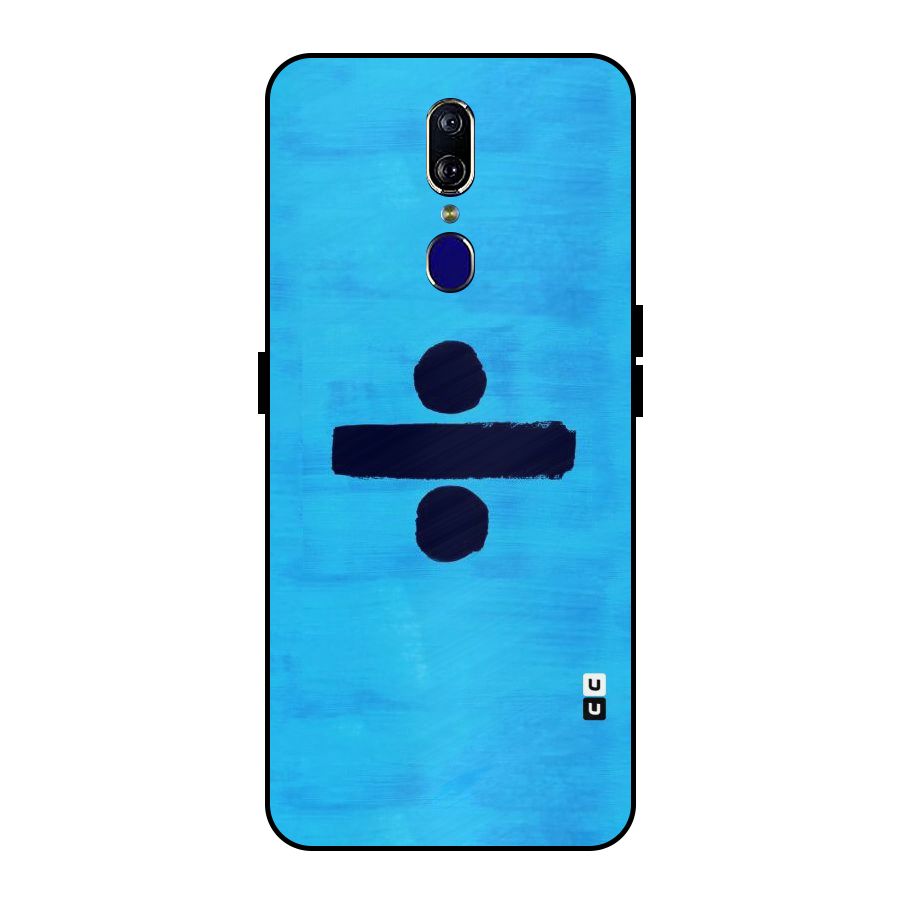 Math And Blue Metal Back Case for Oppo F11