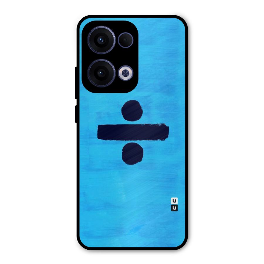 Math And Blue Metal Back Case for Oppo Reno13