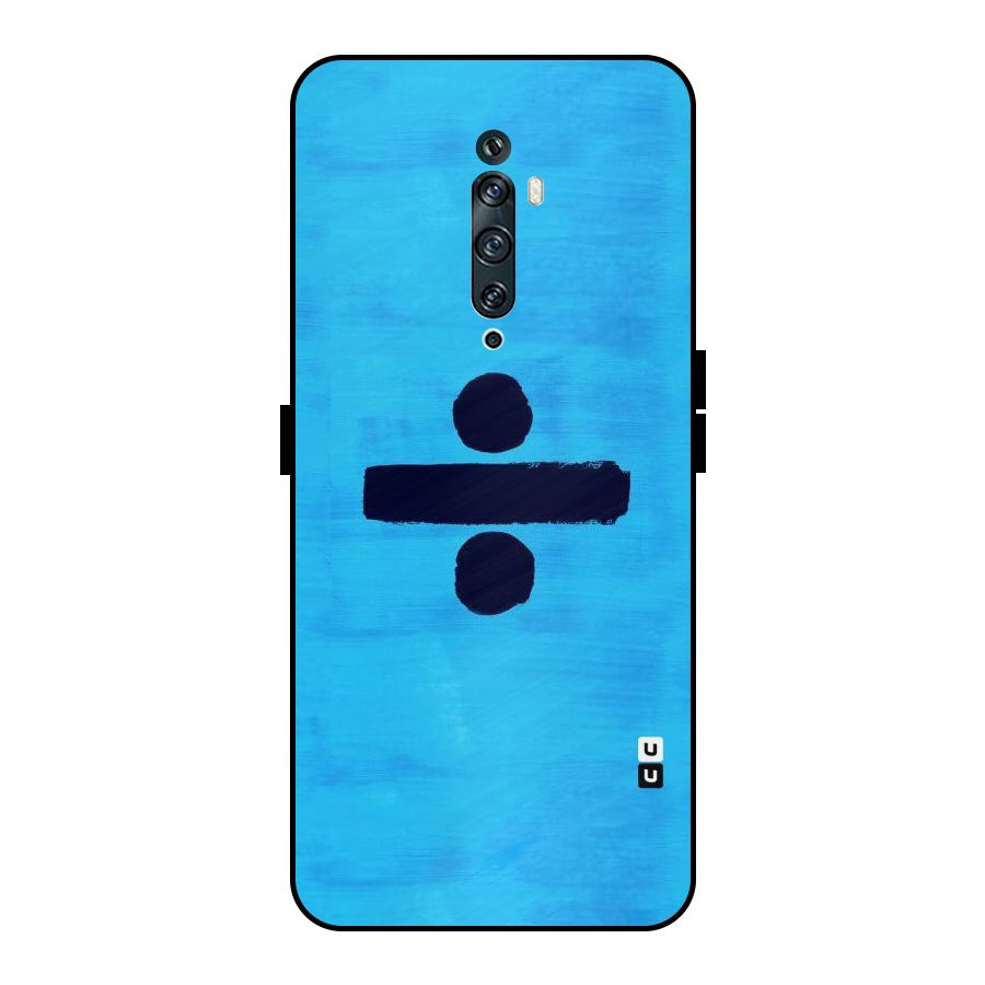 Math And Blue Metal Back Case for Oppo Reno2 Z