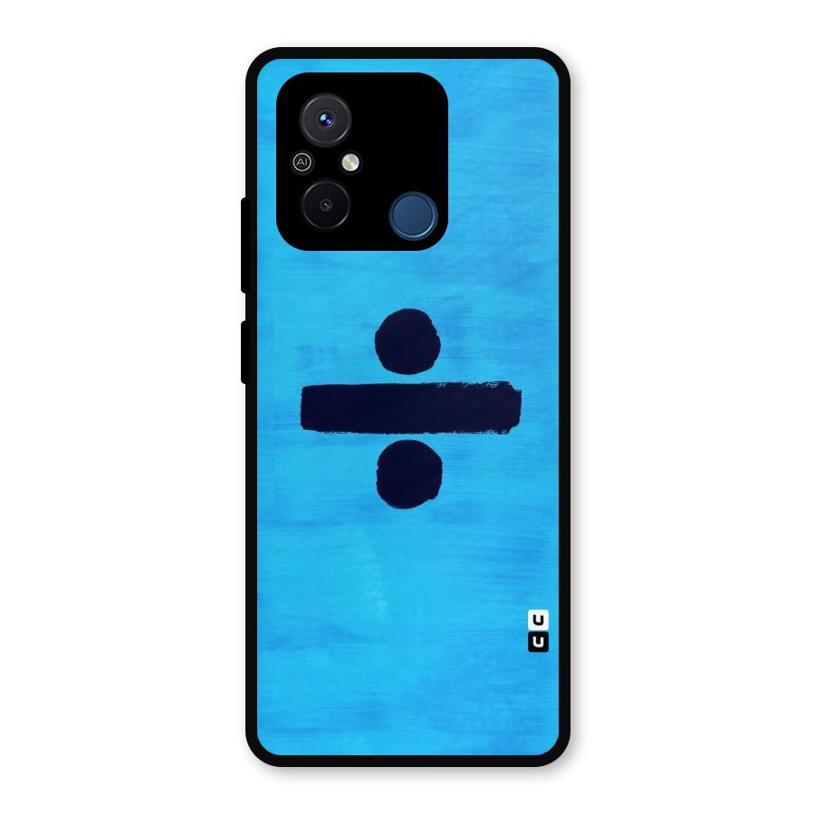 Math And Blue Metal Back Case for Poco C55
