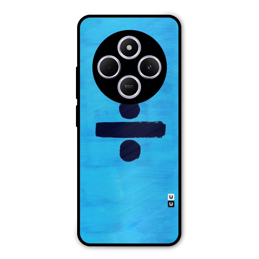 Math And Blue Metal Back Case for Poco C75 5G