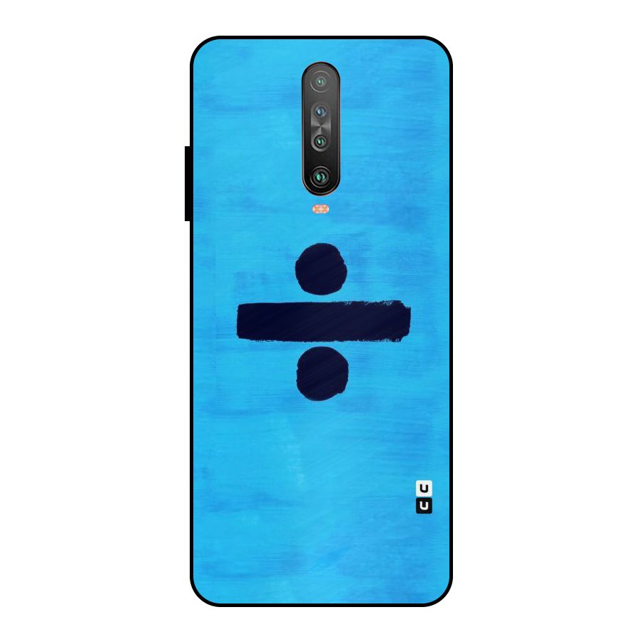 Math And Blue Metal Back Case for Poco X2