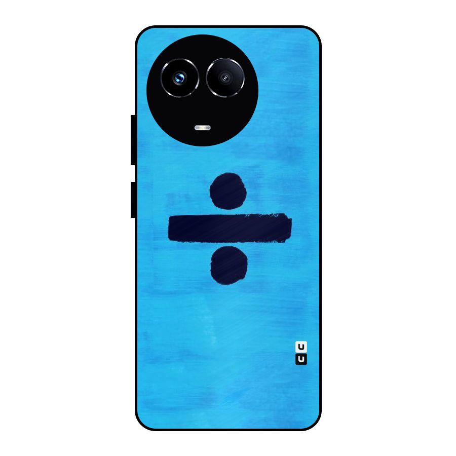 Math And Blue Metal Back Case for Realme 11 5G