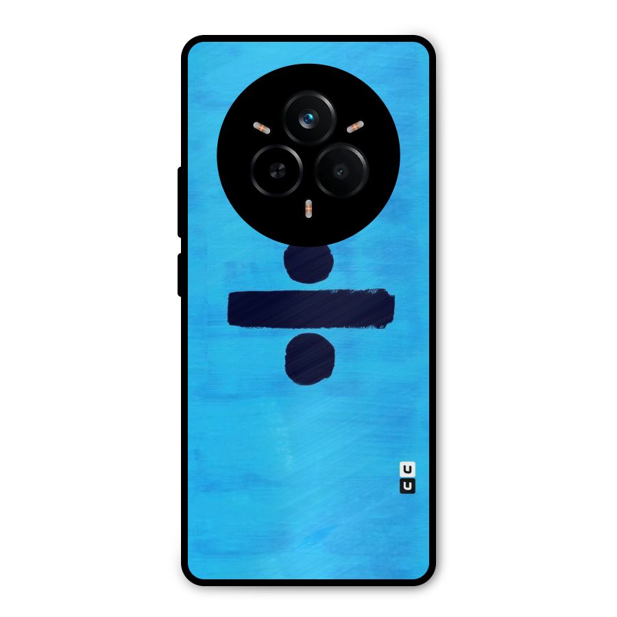 Math And Blue Metal Back Case for Realme 14 Pro Plus