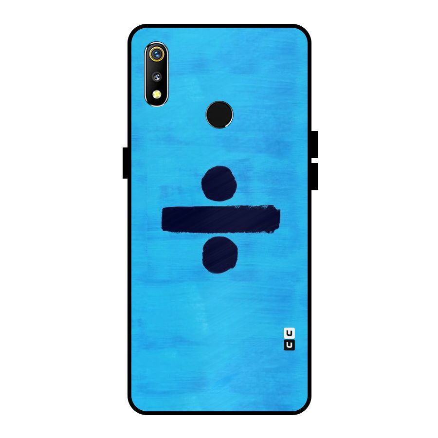 Math And Blue Metal Back Case for Realme 3i