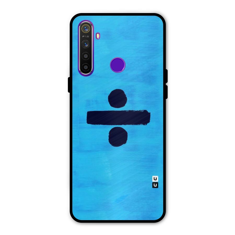 Math And Blue Metal Back Case for Realme 5