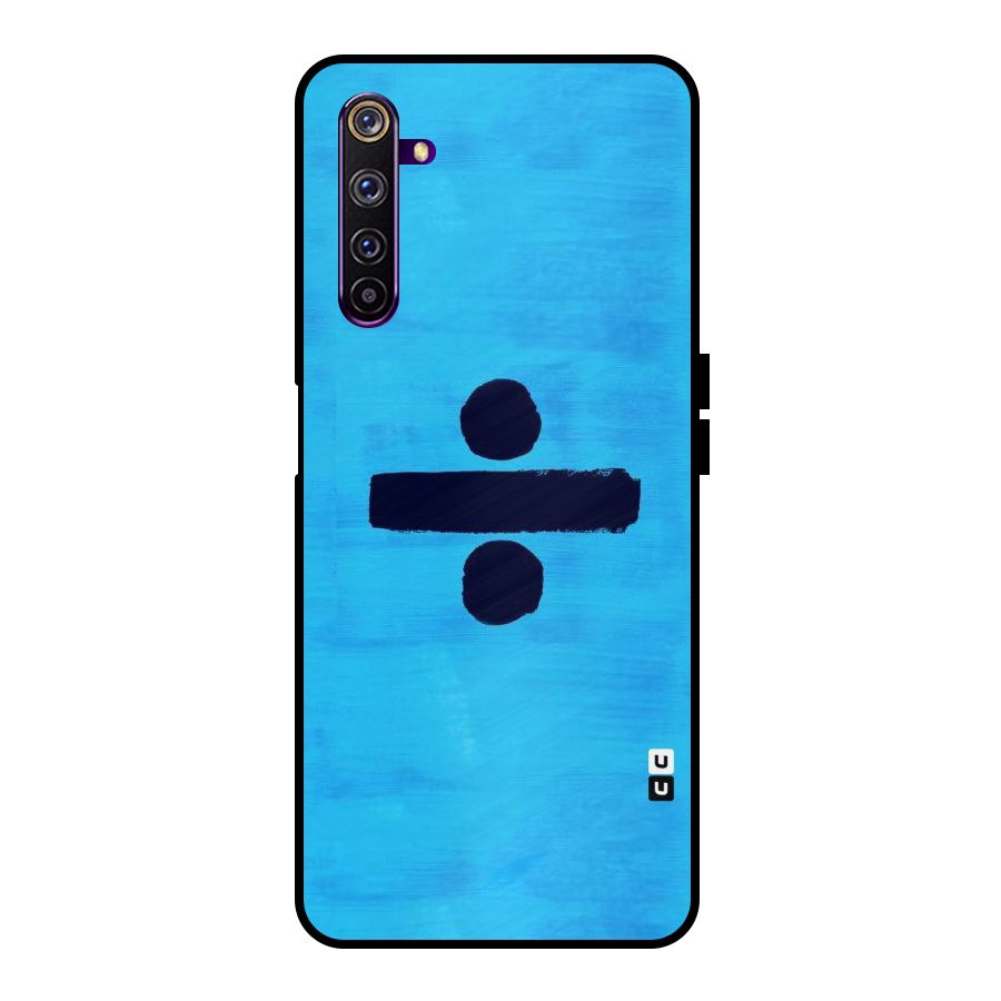 Math And Blue Metal Back Case for Realme 6 Pro