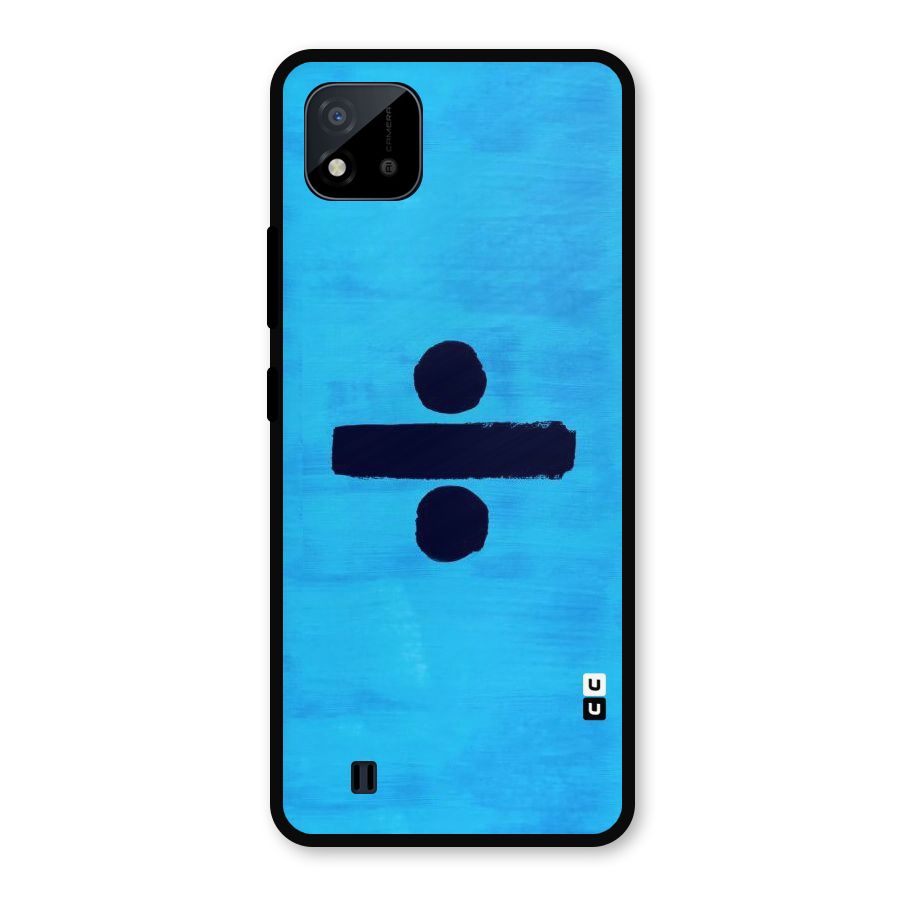 Math And Blue Metal Back Case for Realme C11 2021