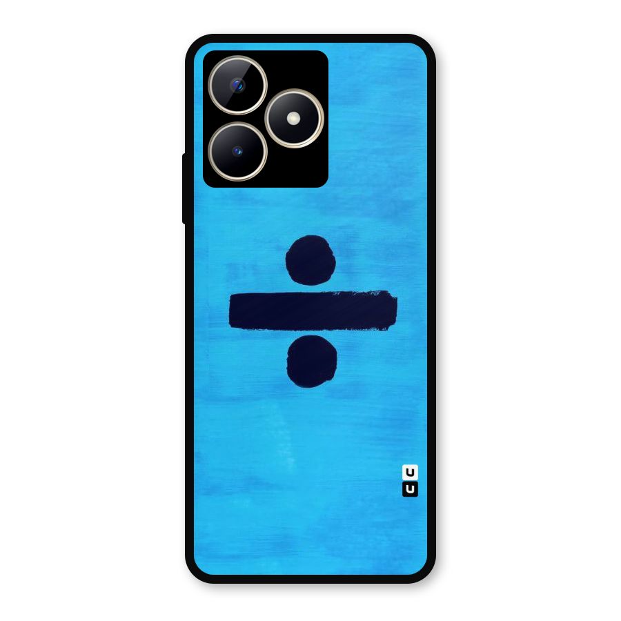 Math And Blue Metal Back Case for Realme C53