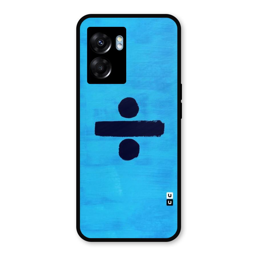 Math And Blue Metal Back Case for Realme Narzo 50 5G